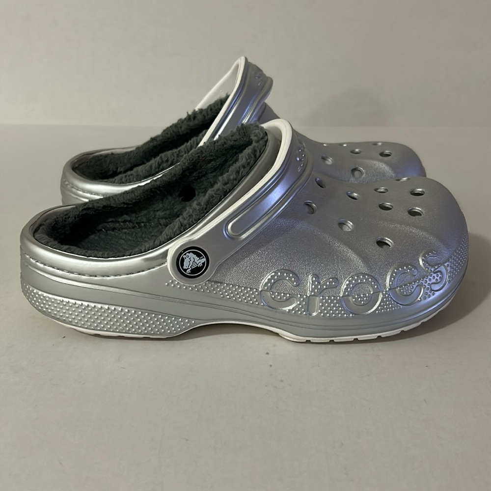 Crocs Men's and Women's Unisex Baya Lined Clogs Size Women’s 8